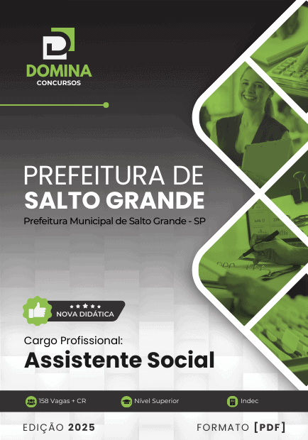Apostila Assistente Social Salto Grande SP 2025