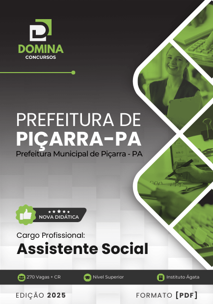 Apostila Assistente Social Piçarra PA 2025