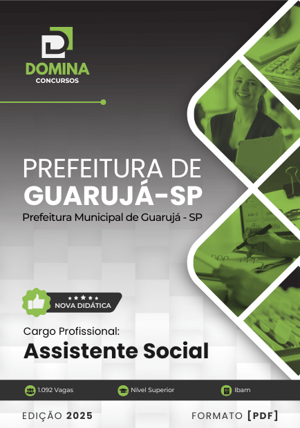 Apostila Assistente Social Guarujá SP 2025