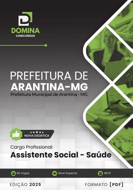 Apostila Assistente Social Saúde Arantina MG 2025