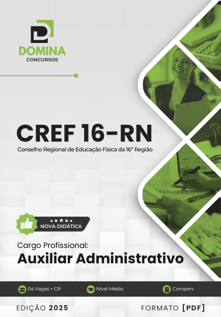 Apostila Auxiliar Administrativo CREF RN 2025