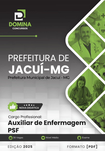Apostila Auxiliar de Enfermagem PSF Jacuí MG 2025