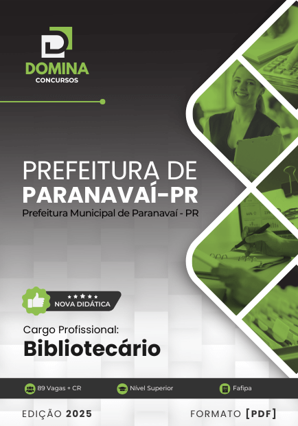 Apostila Bibliotecário Paranavaí PR 2025