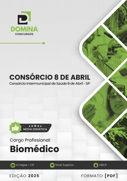 Apostila Biomédico Consórcio Saúde 8 de Abril SP 2025
