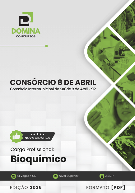 Apostila Bioquímico Consórcio Saúde 8 de Abril SP 2025