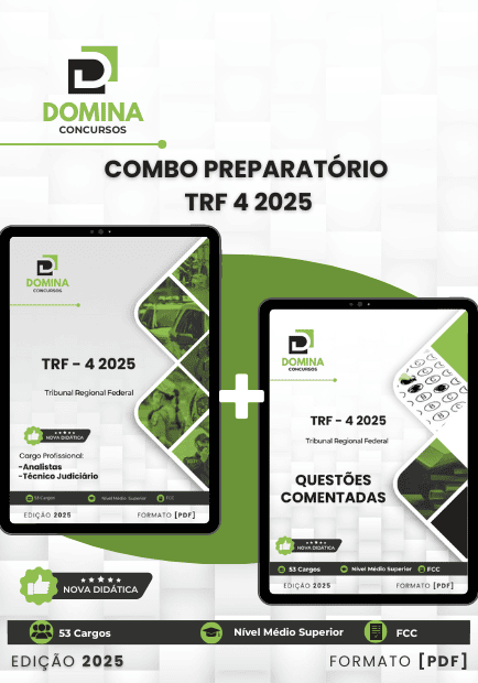 Combo Preparatório TRF 4 2025