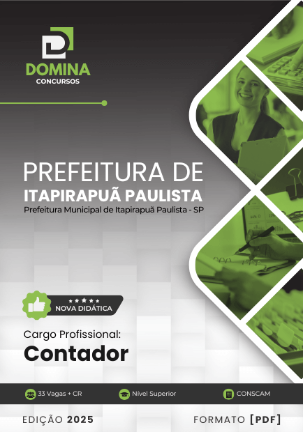 Apostila Contador Itapirapuã Paulista SP 2025