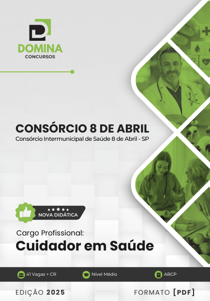 Apostila Cuidador em Saúde Consórcio Saúde 8 de Abril SP 2025