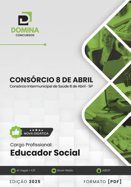 Apostila Educador Social Consórcio Saúde 8 de Abril SP 2025