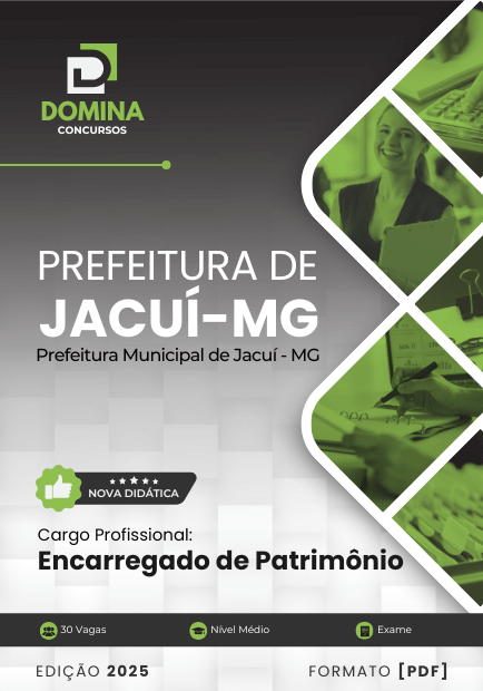 Apostila Encarregado de Patrimônio Jacuí MG 2025