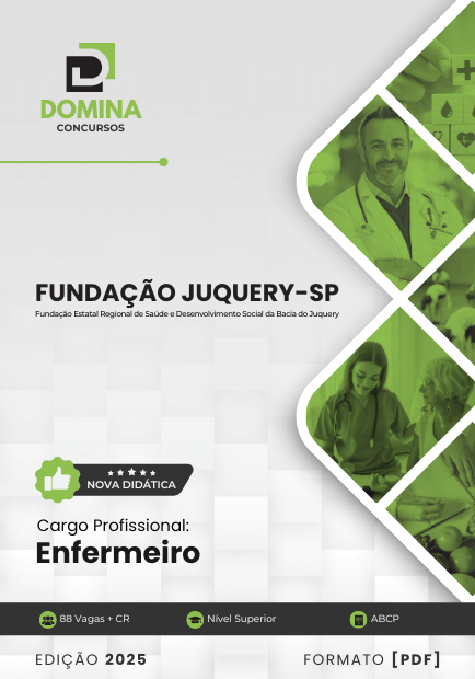 Apostila Enfermeiro Fundação Juquery SP 2025