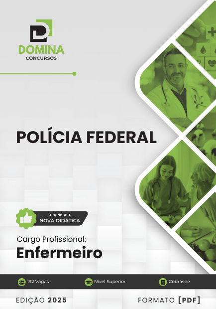 Apostila Polícia Federal PF 2025 Enfermeiro