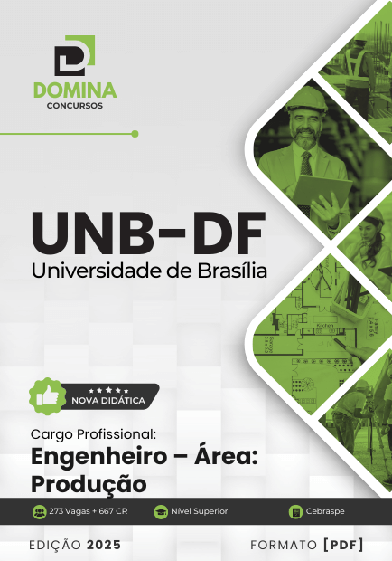 Apostila Engenheiro de Produção UnB DF 2025