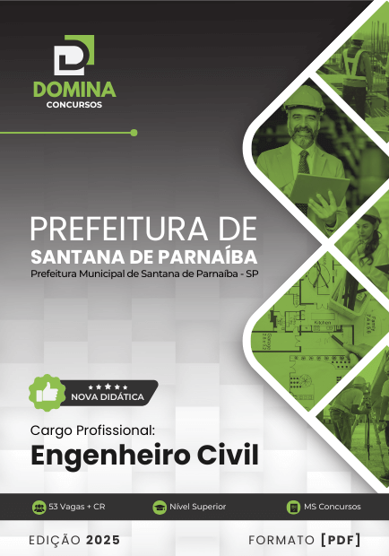 Apostila Engenheiro Civil Santana de Parnaíba SP 2025