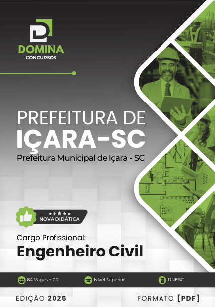 Apostila Engenheiro Civil Içara SC 2025