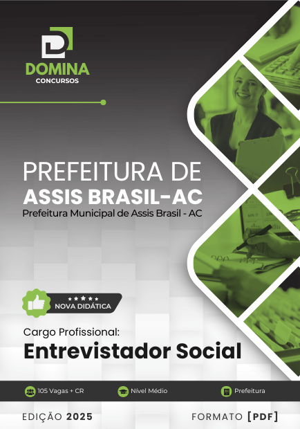 Apostila Entrevistador Social Assis Brasil AC 2025