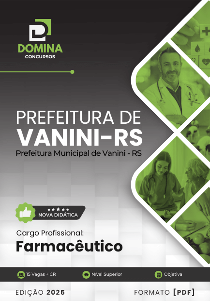 Apostila Farmacêutico Vanini RS 2025