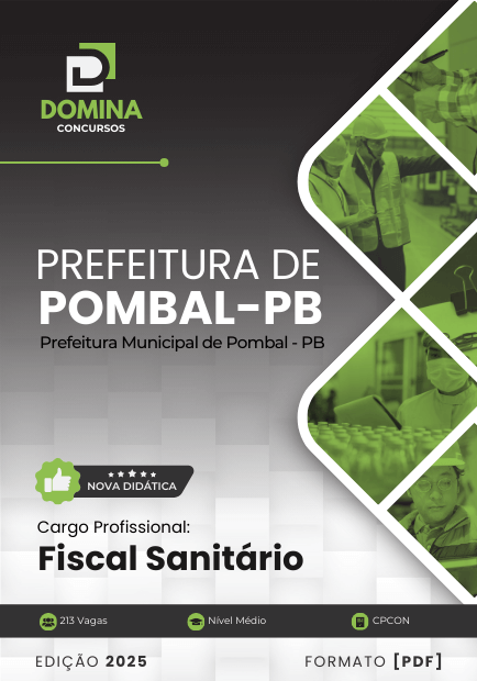 Apostila Fiscal Sanitário Pombal PB 2025