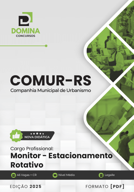 Apostila Monitor Estacionamento Rotativo COMUR RS 2025