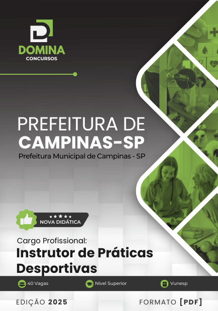 Apostila Instrutor de Práticas Desportivas Campinas SP 2025