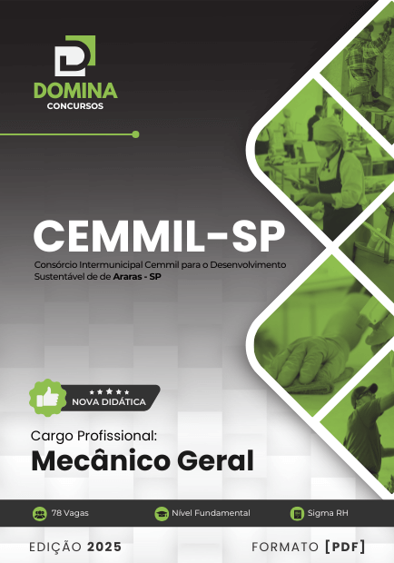 Apostila Mecânico Geral CEMMIL Araras SP 2025
