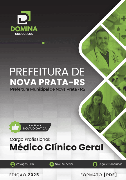 Apostila Médico Clínico Geral Nova Prata RS 2025