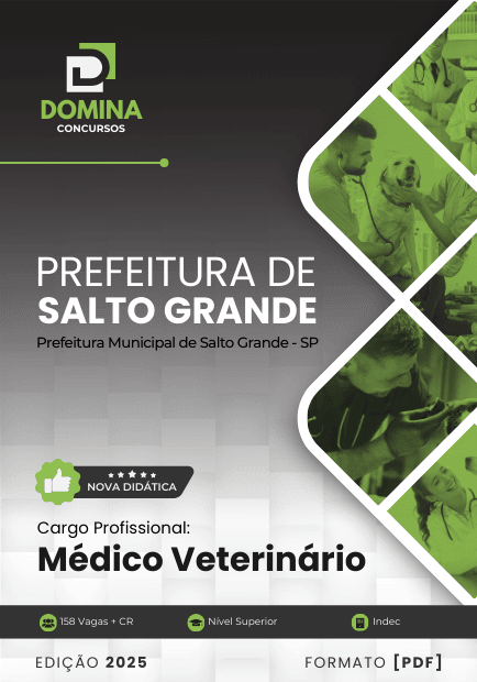 Apostila Médico Veterinário Salto Grande SP 2025