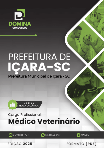 Apostila Médico Veterinário Içara SC 2025