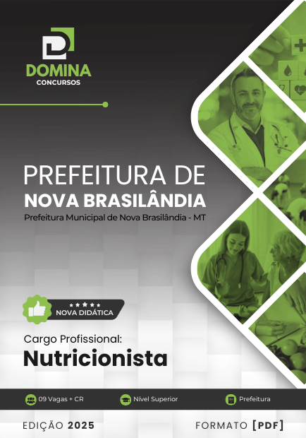 Apostila Nutricionista Nova Brasilândia MT 2025