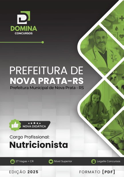 Apostila Nutricionista Nova Prata RS 2025