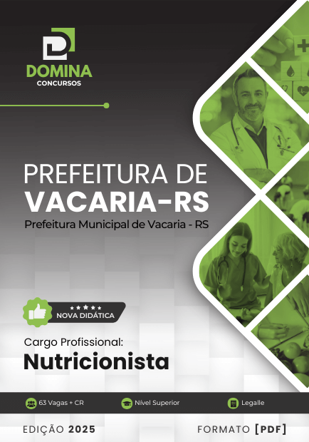 Apostila Nutricionista Vacaria RS 2025