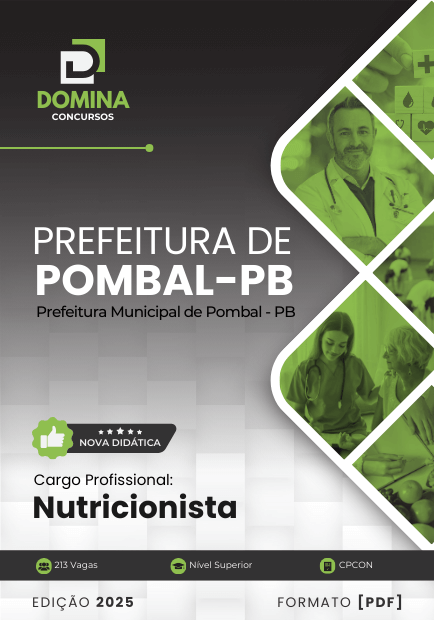 Apostila Nutricionista Pombal PB 2025