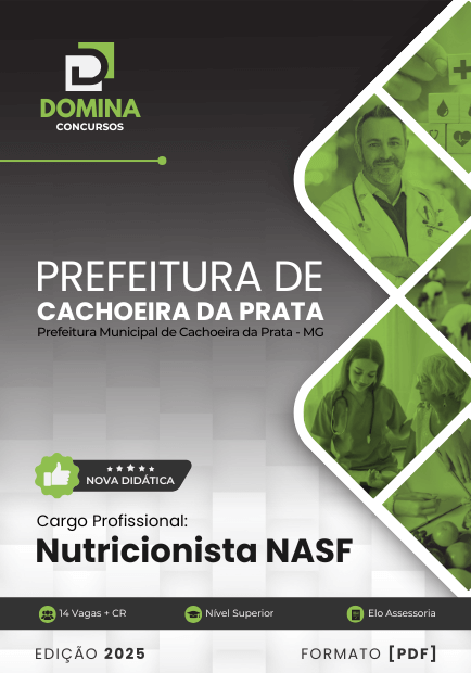 Apostila Nutricionista Cachoeira da Prata MG 2025