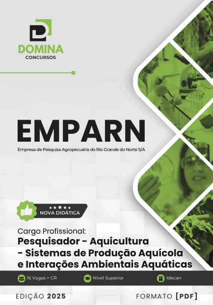 Apostila Pesquisador Aquicultura EMPARN 2025