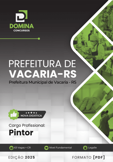 Apostila Pintor Vacaria RS 2025