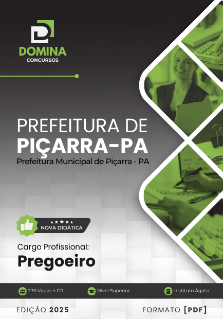Apostila Pregoeiro Piçarra PA 2025