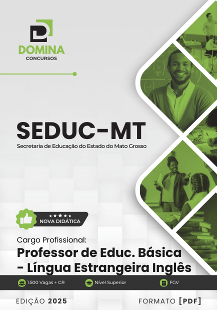 Apostila Professor de Inglês SEDUC MT 2025