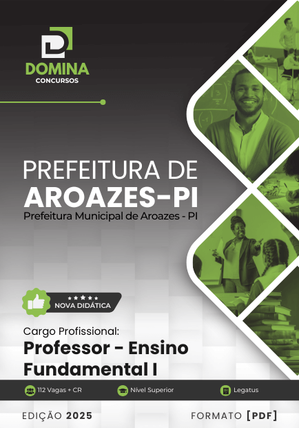 Apostila Professor de Ensino Fundamental Aroazes PI 2025
