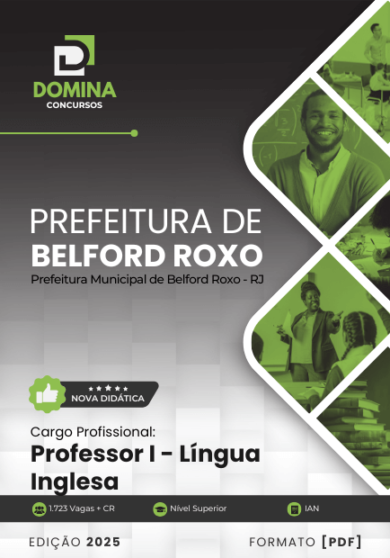 Apostila Professor I Língua Inglesa Belford Roxo RJ 2025
