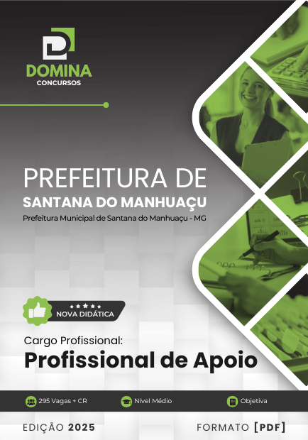 Apostila Profissional de Apoio Santana do Manhuaçu MG 2025