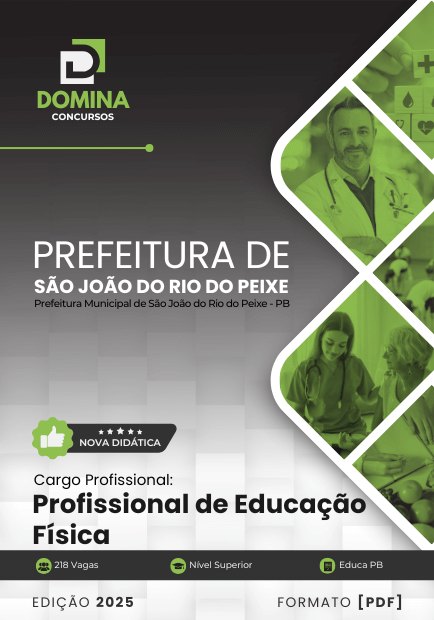 Apostila Profissional de Educação Física São João Rio Peixe PB 2025