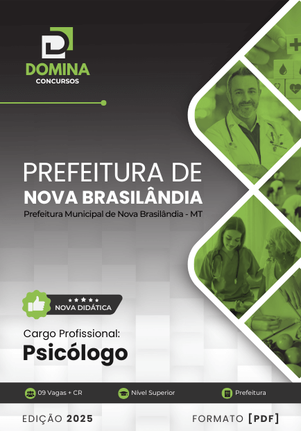 Apostila Psicólogo Nova Brasilândia MT 2025