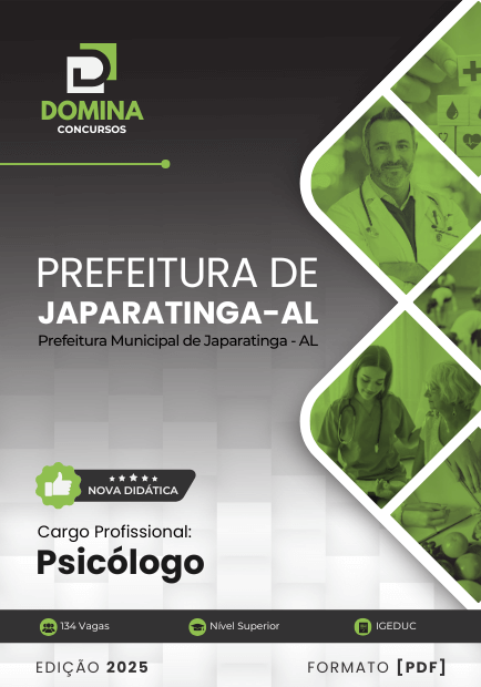 Apostila Psicólogo Japaratinga AL 2025