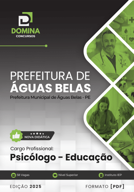 Apostila Psicólogo Educação Águas Belas PE 2025