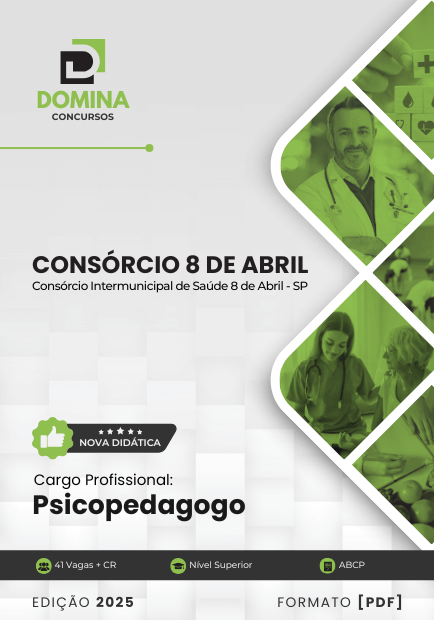 Apostila Psicopedagogo Consórcio Saúde 8 de Abril SP 2025