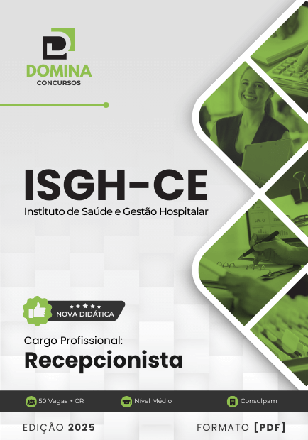 Apostila Recepcionista ISGH CE 2025
