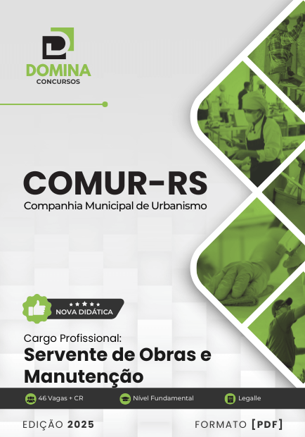 Apostila Servente de Obras COMUR RS 2025