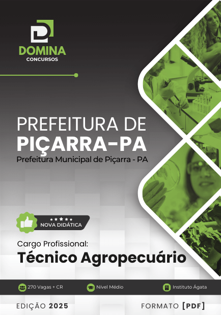Apostila Técnico Agropecuário Piçarra PA 2025
