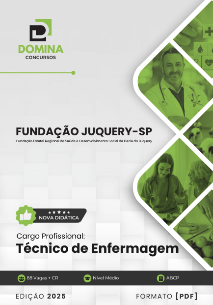 Apostila Técnico Enfermagem Fundação Juquery SP 2025