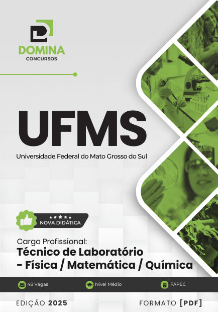 Apostila Técnico de Laboratório Física Matemática Química UFMS 2025